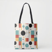 Moderne geometrische vormen tote bag (Voorkant)