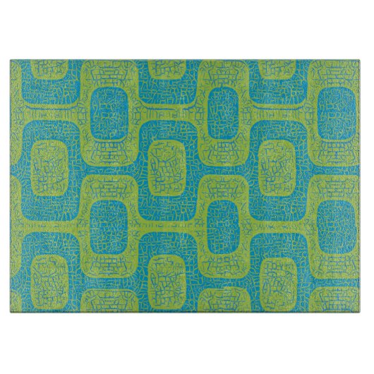 Moderne geometrische vormgeving halverwege de eeuw snijplank (Voorkant)