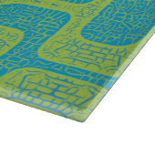 Moderne geometrische vormgeving halverwege de eeuw snijplank (Hoek)