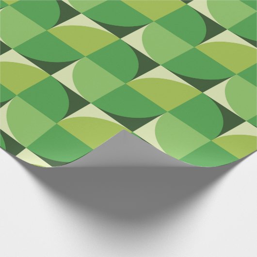 Moderne geometrische vormgeving in de midden eeuw  cadeaupapier (Hoek)