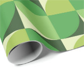 Moderne geometrische vormgeving in de midden eeuw  cadeaupapier (Rol Hoek)