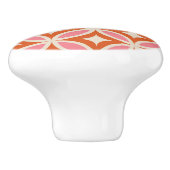 Moderne geometrische vormgeving van de midden-eeuw keramische knop (Zijkant)