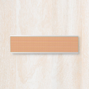 Moderne geometrische zakelijke patroon deurbordje