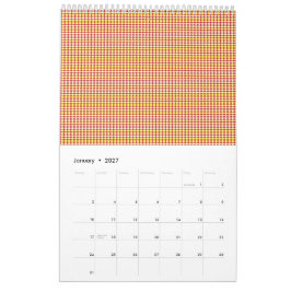 Moderne geometrische zakelijke patroon kalender