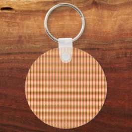 Moderne geometrische zakelijke patroon sleutelhanger
