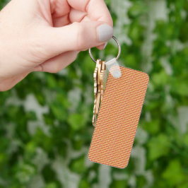Moderne geometrische zakelijke patroon sleutelhanger