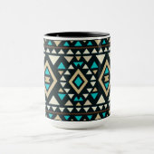 Moderne geometrische Zuidwest-stijl Mok (Midden)