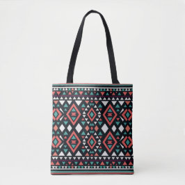 Moderne geometrische Zuidwest-stijl Tote Bag