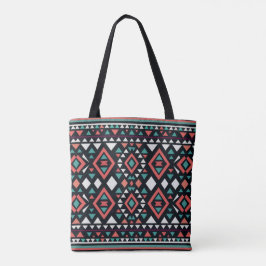 Moderne geometrische Zuidwest-stijl Tote Bag