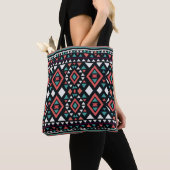 Moderne geometrische Zuidwest-stijl Tote Bag (Dichtbij)