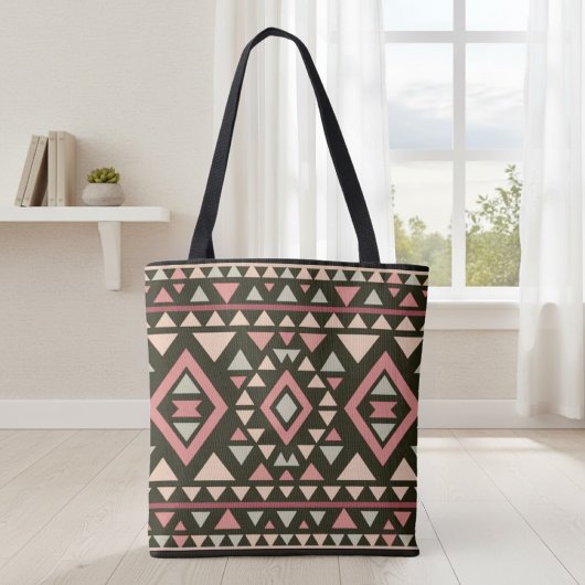 Moderne geometrische Zuidwest-stijl Tote Bag