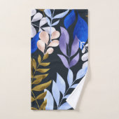 Moderne Geometrische Zwart & Wit Badhanddoek Set Bad Handdoek (Handdoek)