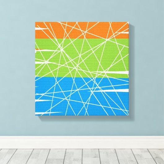 Moderne, gepantserde canvas met middeleeuwen (Insitu (Houten vloer))