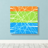 Moderne, gepantserde canvas met middeleeuwen afdruk (Insitu (Houten vloer))