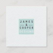 Moderne gepantserde streep Blauwgroen|Witte legant