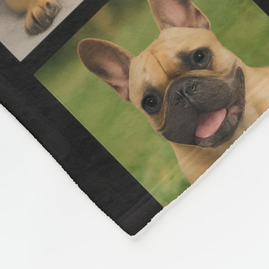 Moderne Gepersonaliseerde 20 Foto Collage Custom B Fleece Deken (Hoek)
