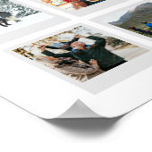 Moderne gepersonaliseerde 27 Afbeeldingen Fotocoll Poster (Hoek)