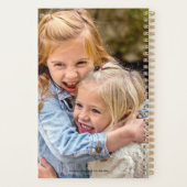 Moderne Gepersonaliseerde 2 foto's Wekelijks Maand Planner (Achterkant)