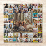 Moderne gepersonaliseerde 49 foto collage legpuzzel<br><div class="desc">Creëer uw eigen gepersonaliseerde foto collage puzzel met 49 van uw favoriete afbeeldingen.</div>