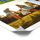 Moderne gepersonaliseerde 49 foto collage poster (Hoek)