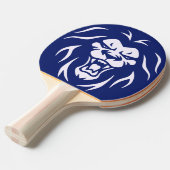 Moderne gepersonaliseerde Angry Lion Roaring Face  Tafeltennisbatje (Voorkant Gekanteld)