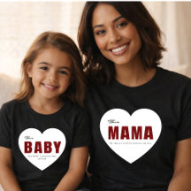 Moderne gepersonaliseerde babyhart t-shirt