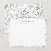 Moderne gepersonaliseerde banketbakkerij notitiekaartje (Voorkant / Achterkant)