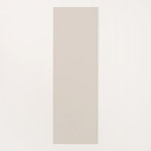 Moderne gepersonaliseerde beige naam yogamat (Achterkant)