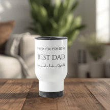 Moderne Gepersonaliseerde Beste Vader Reisbeker