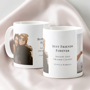 Moderne gepersonaliseerde beste vrienden voor alti koffiemok