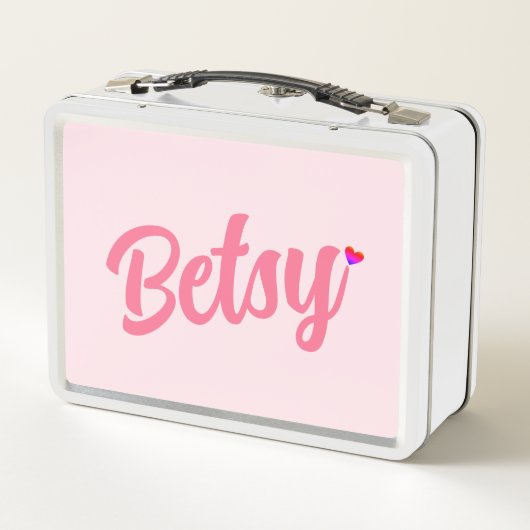 Moderne gepersonaliseerde Betsy en kleurrijke lief (Achterkant)