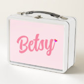 Moderne gepersonaliseerde Betsy en kleurrijke lief (Voorkant)