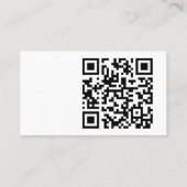 Moderne gepersonaliseerde boho kaart visitekaartje (Achterkant)