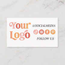 Moderne gepersonaliseerde boho kaart