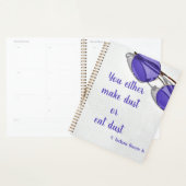 Moderne gepersonaliseerde citaten zonnebril planner (Display)