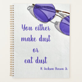 Moderne gepersonaliseerde citaten zonnebril planner