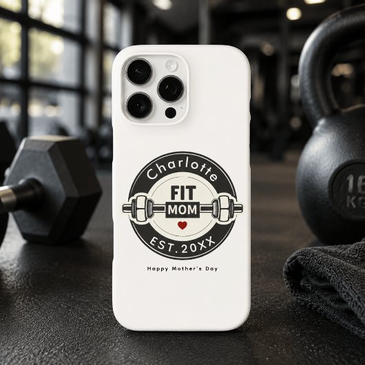 Moderne gepersonaliseerde Fit Moeder Hoesje