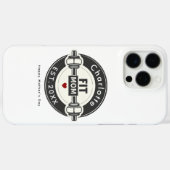 Moderne gepersonaliseerde Fit Moeder telefoonhoesj Case-Mate iPhone Case (Achterkant (horizontaal))