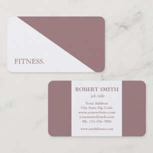 Moderne Gepersonaliseerde Fitness Visitekaartje