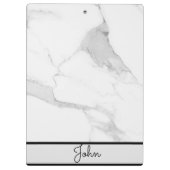 Moderne gepersonaliseerde Football coach wit marme Klembord (Achterkant)