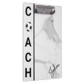 Moderne gepersonaliseerde Football coach wit marme Klembord (Rechts)