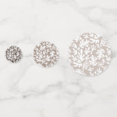 Moderne gepersonaliseerde foto 16e verjaardag Flor Confetti (Achterkanten)