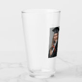 Moderne Gepersonaliseerde Foto Afstudeerfeest Glas (Rechts)