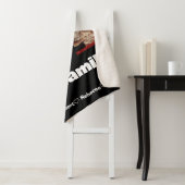 Moderne gepersonaliseerde foto collag sherpa deken (In situ)