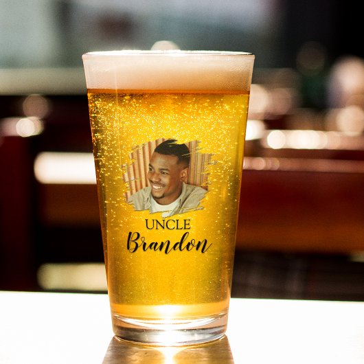 Moderne Gepersonaliseerde Foto Oom Glas