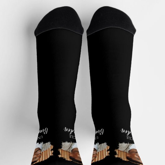 Moderne gepersonaliseerde foto oom sokken (Top)