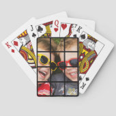 Moderne Gepersonaliseerde Foto Speelkaarten (Achterkant)