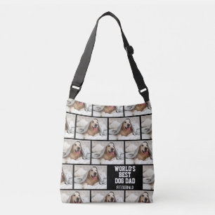 Moderne Gepersonaliseerde Foto Werelden Beste Hond Crossbody Tas