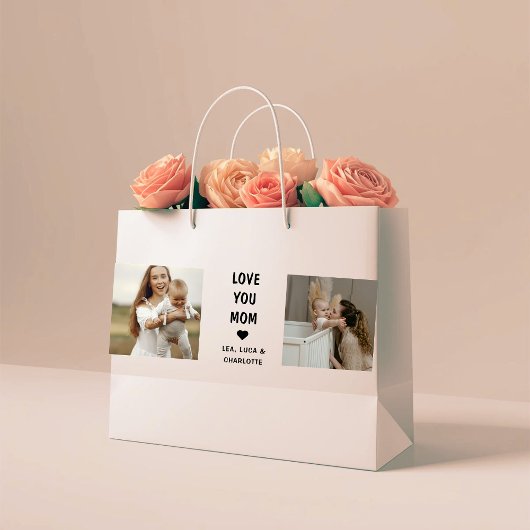 Moderne Gepersonaliseerde Fotocadeau voor Moeder Groot Cadeauzakje