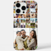 Moderne gepersonaliseerde fotocollage Case-Mate iPhone case (Achterkant)